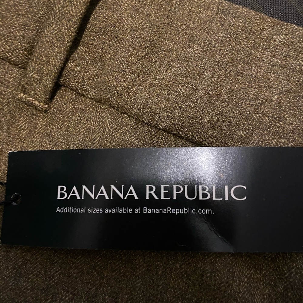 NWT Banana Republic Martin-Fit Brown Stretch Pants - Picture 10 of 12